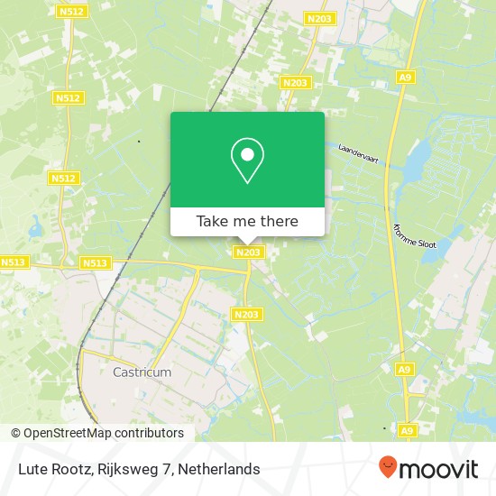 Lute Rootz, Rijksweg 7 map