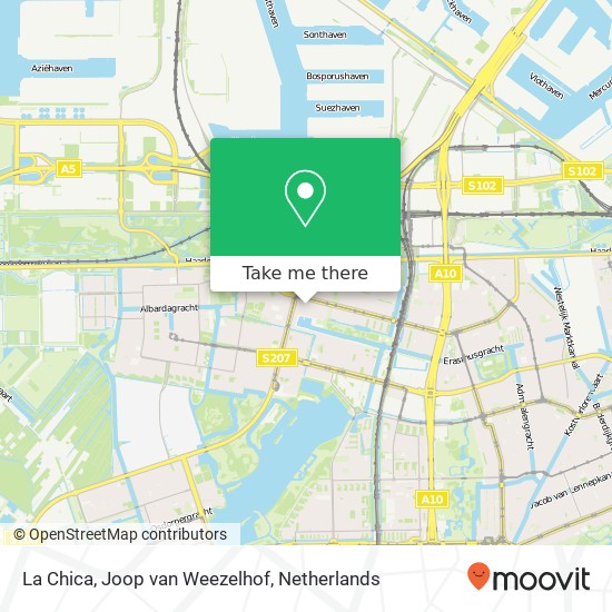 La Chica, Joop van Weezelhof map