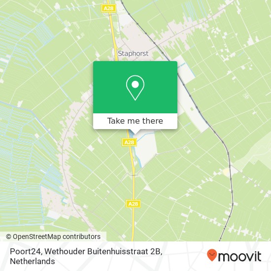 Poort24, Wethouder Buitenhuisstraat 2B map