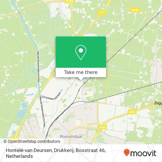 Hontelé-van Deursen, Drukkerij, Bosstraat 46 map