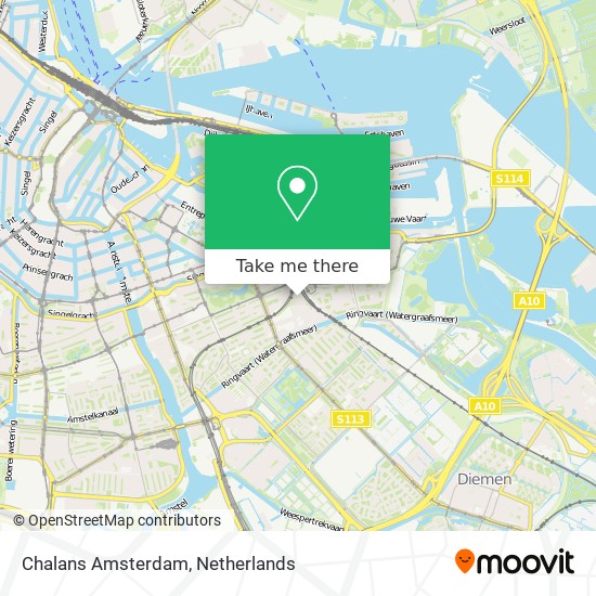 Chalans Amsterdam map