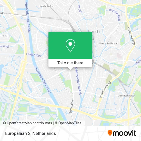 Europalaan 2 map