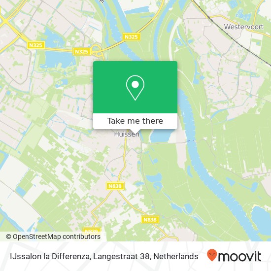 IJssalon la Differenza, Langestraat 38 map