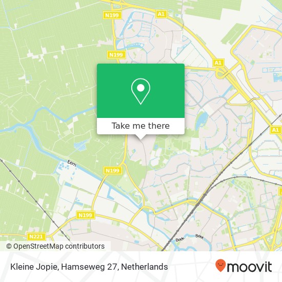 Kleine Jopie, Hamseweg 27 Karte