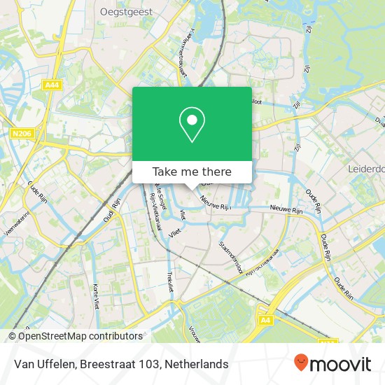 Van Uffelen, Breestraat 103 map