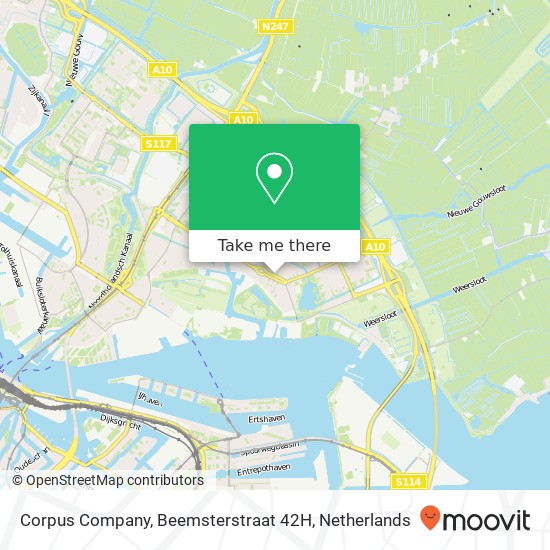 Corpus Company, Beemsterstraat 42H Karte