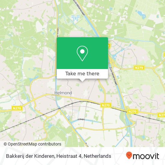 Bakkerij der Kinderen, Heistraat 4 map