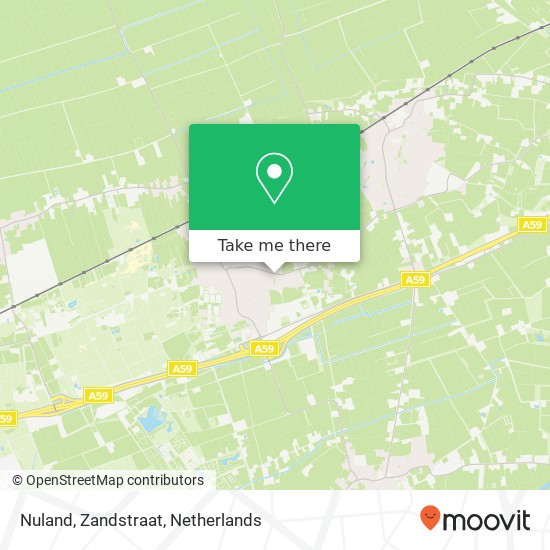 Nuland, Zandstraat map