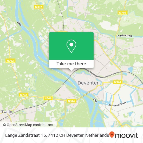 Lange Zandstraat 16, 7412 CH Deventer map