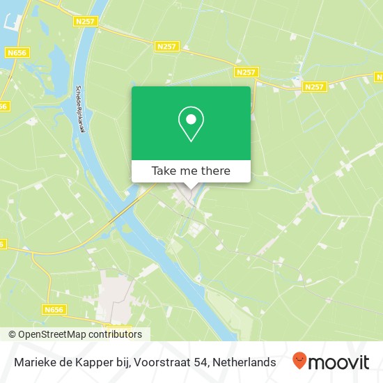 Marieke de Kapper bij, Voorstraat 54 map