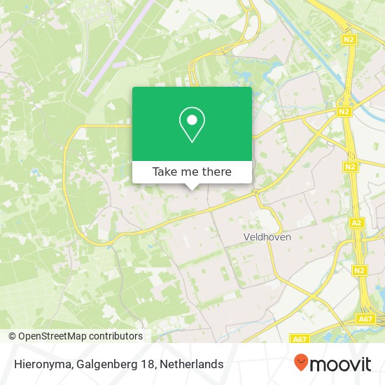 Hieronyma, Galgenberg 18 map