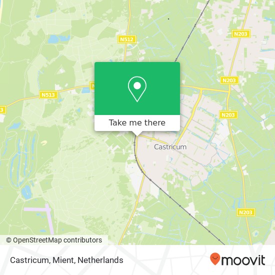 Castricum, Mient map