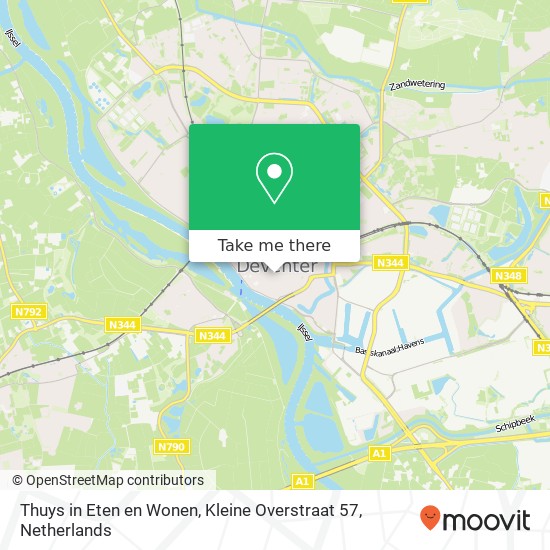 Thuys in Eten en Wonen, Kleine Overstraat 57 map