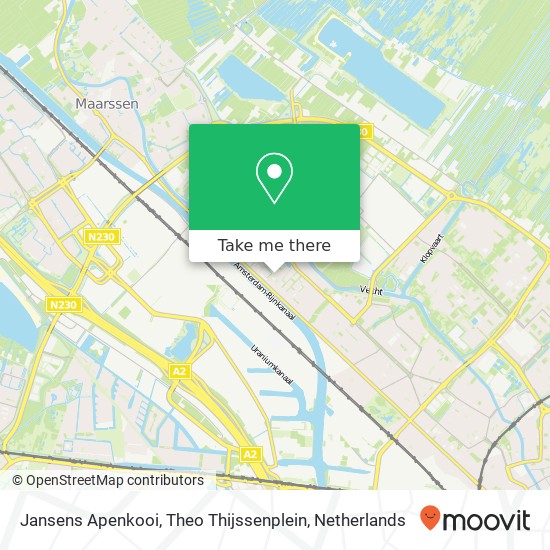 Jansens Apenkooi, Theo Thijssenplein map