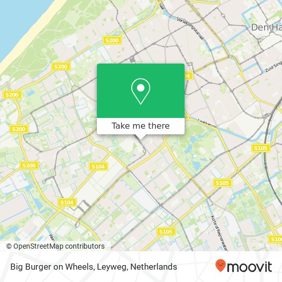 Big Burger on Wheels, Leyweg map