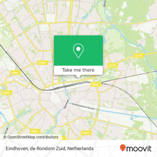 Eindhoven, de Rondom Zuid map