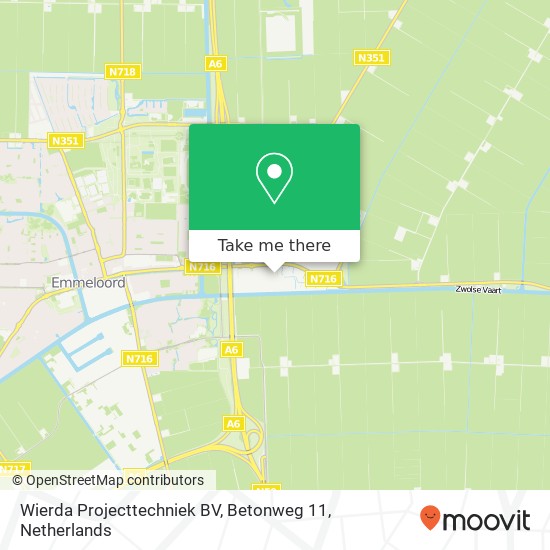 Wierda Projecttechniek BV, Betonweg 11 map