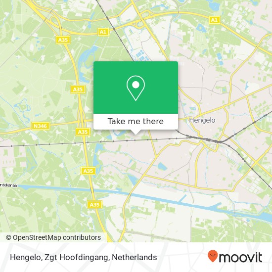 Hengelo, Zgt Hoofdingang Karte