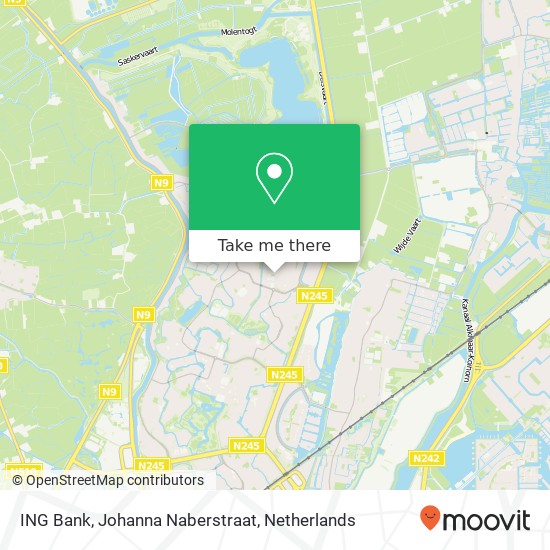 ING Bank, Johanna Naberstraat map