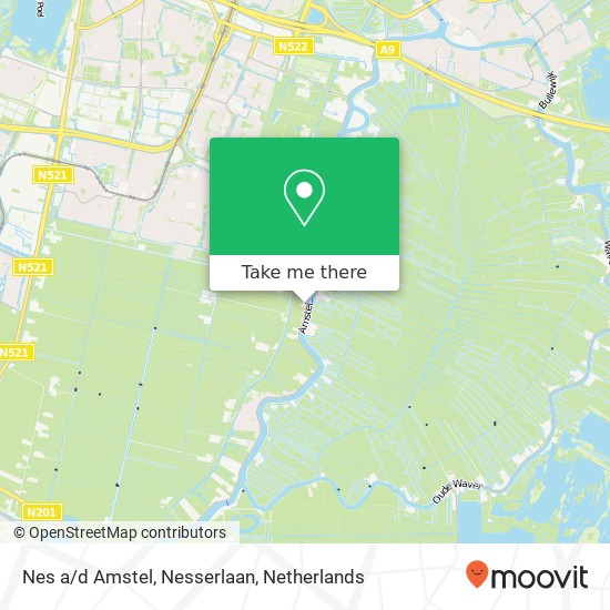 Nes a/d Amstel, Nesserlaan map