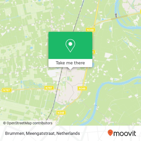 Brummen, Meengatstraat map