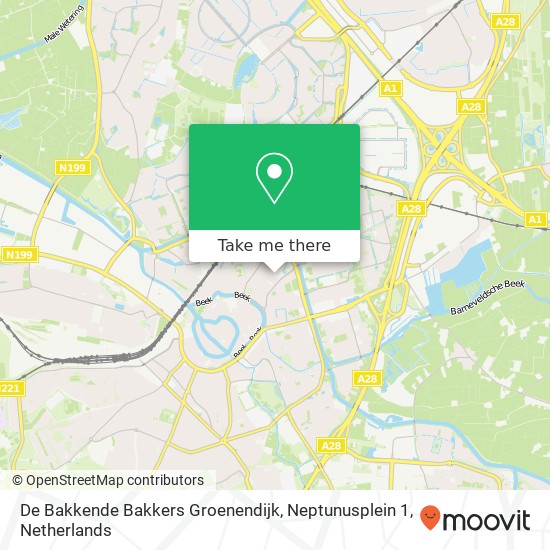 De Bakkende Bakkers Groenendijk, Neptunusplein 1 map