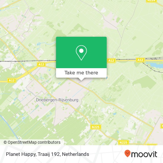 Planet Happy, Traaij 192 Karte