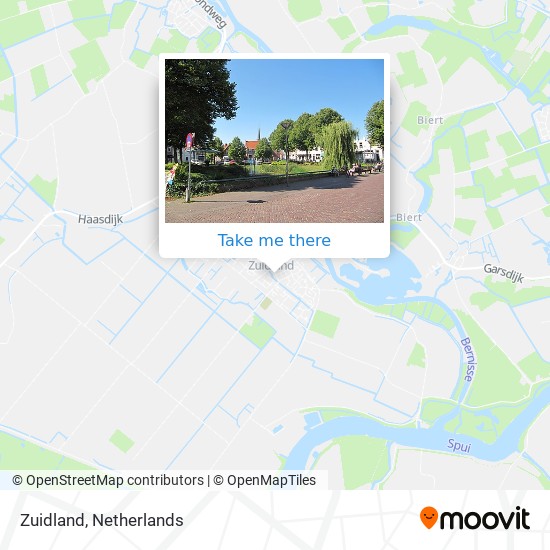 Zuidland Karte