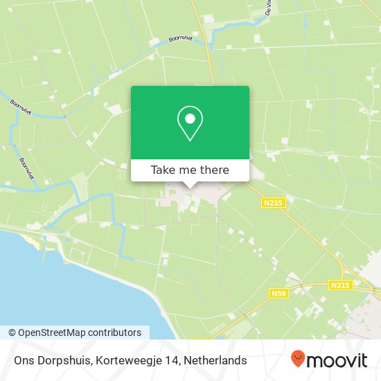 Ons Dorpshuis, Korteweegje 14 map