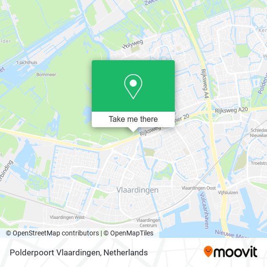Polderpoort Vlaardingen map