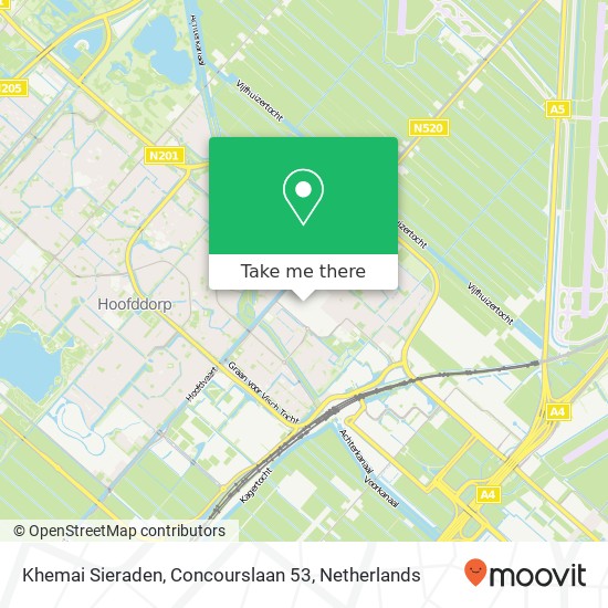 Khemai Sieraden, Concourslaan 53 map