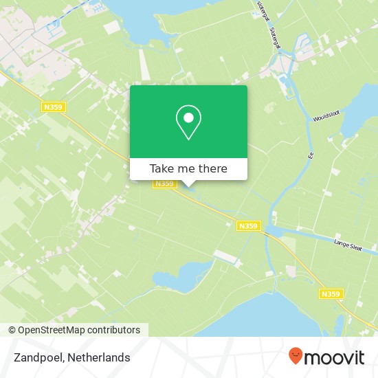 Zandpoel map