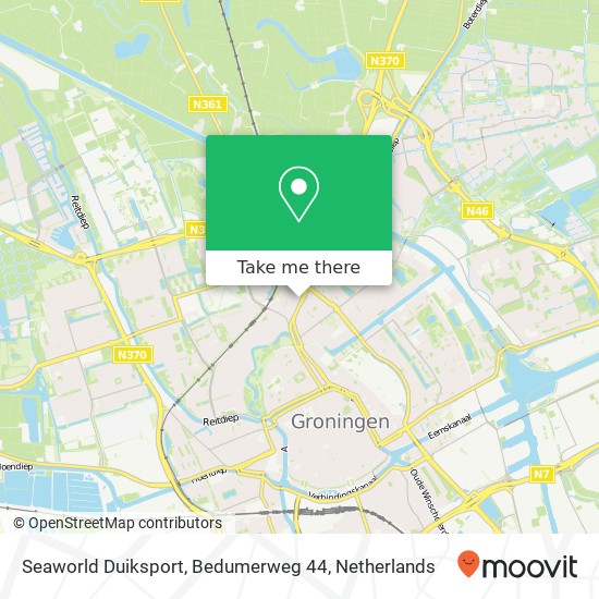 Seaworld Duiksport, Bedumerweg 44 map