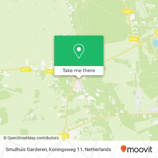 Smulhuis Garderen, Koningsweg 11 Karte