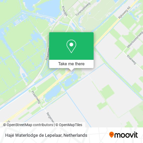 Hajé Waterlodge de Lepelaar, Rijksweg A6 Parkeerplaats Lepelaar 4 4 map