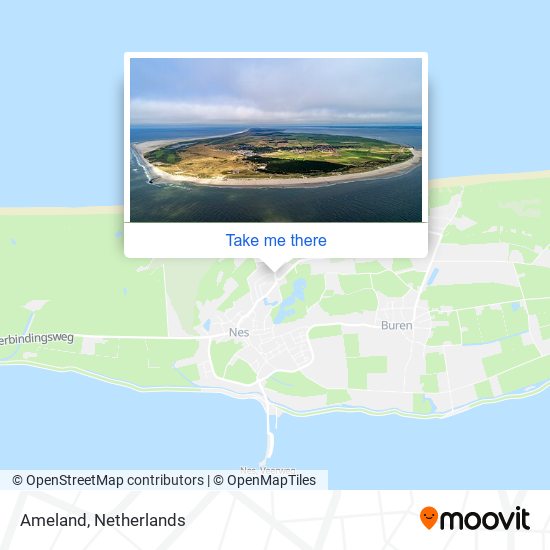 Ameland Karte