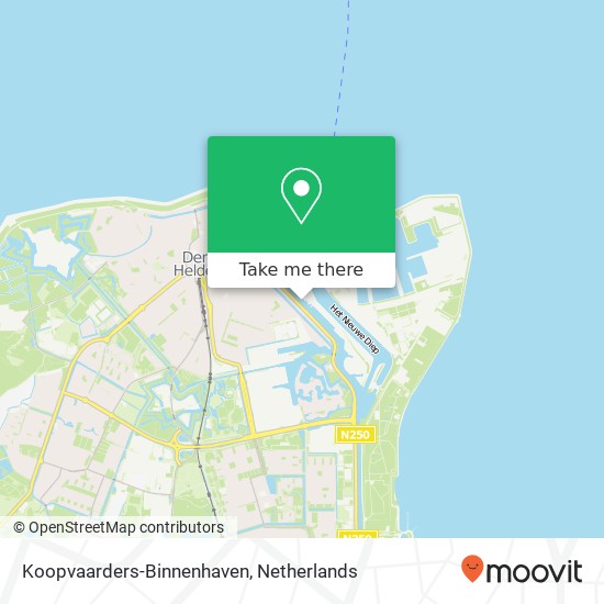 Koopvaarders-Binnenhaven kaart