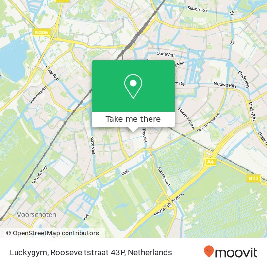 Luckygym, Rooseveltstraat 43P Karte