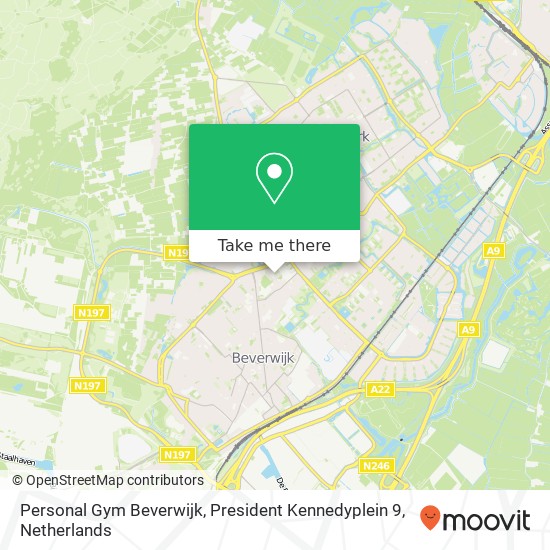 Personal Gym Beverwijk, President Kennedyplein 9 Karte