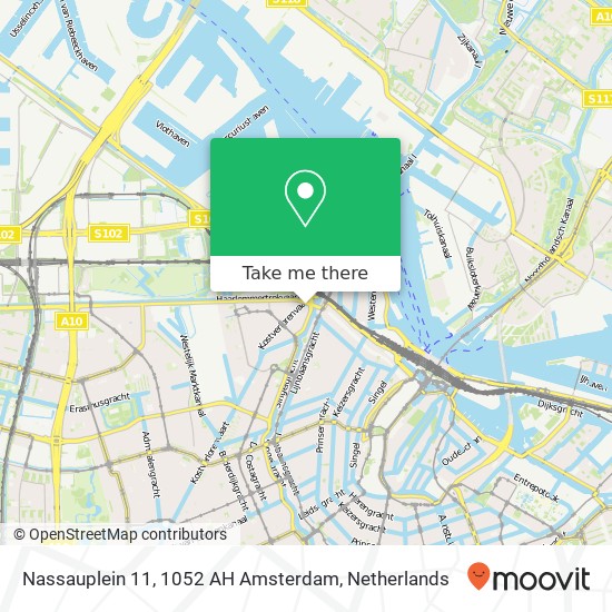 Nassauplein 11, 1052 AH Amsterdam map