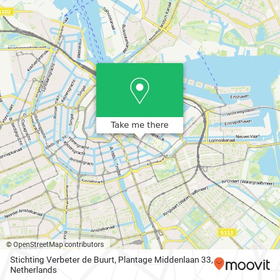 Stichting Verbeter de Buurt, Plantage Middenlaan 33 map