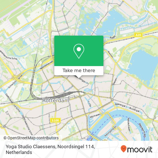 Yoga Studio Claessens, Noordsingel 114 Karte