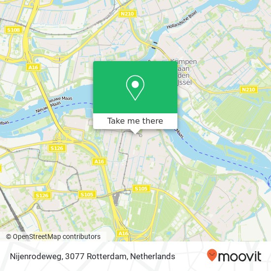 Nijenrodeweg, 3077 Rotterdam map