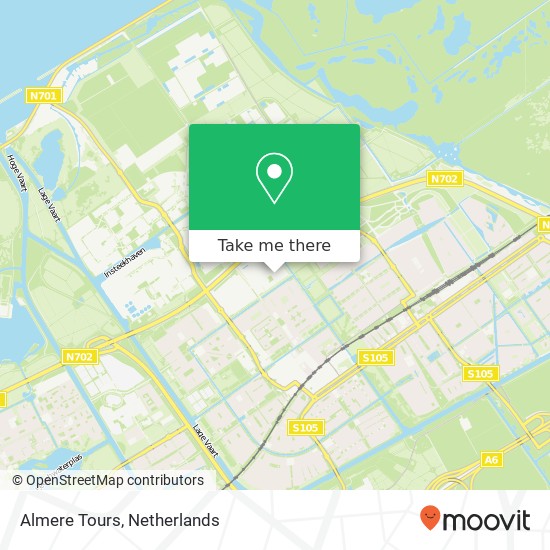 Almere Tours map