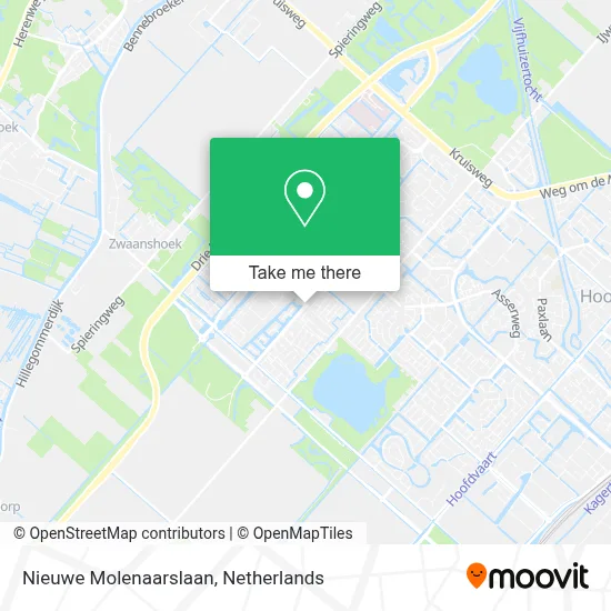 Nieuwe Molenaarslaan map