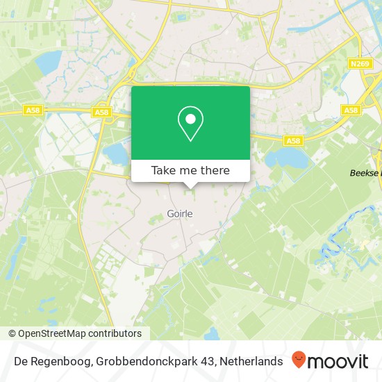 De Regenboog, Grobbendonckpark 43 map