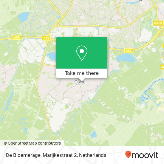 De Bloemerage, Marijkestraat 2 map