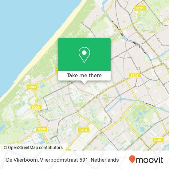 De Vlierboom, Vlierboomstraat 591 map