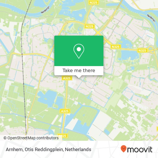 Arnhem, Otis Reddingplein map