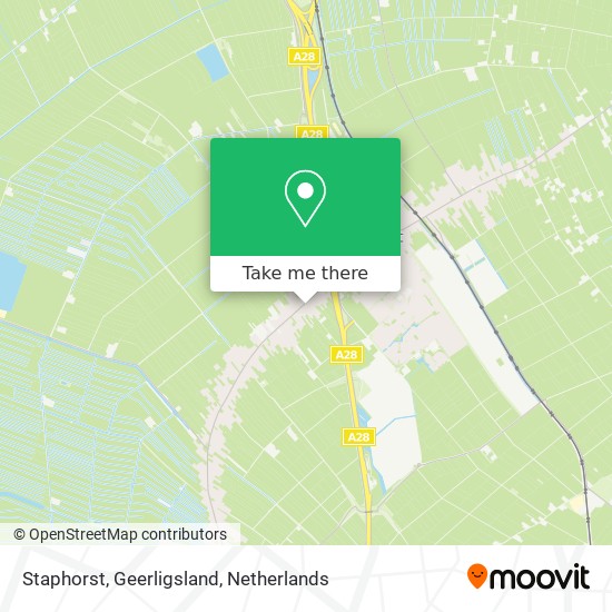 Staphorst, Geerligsland Karte